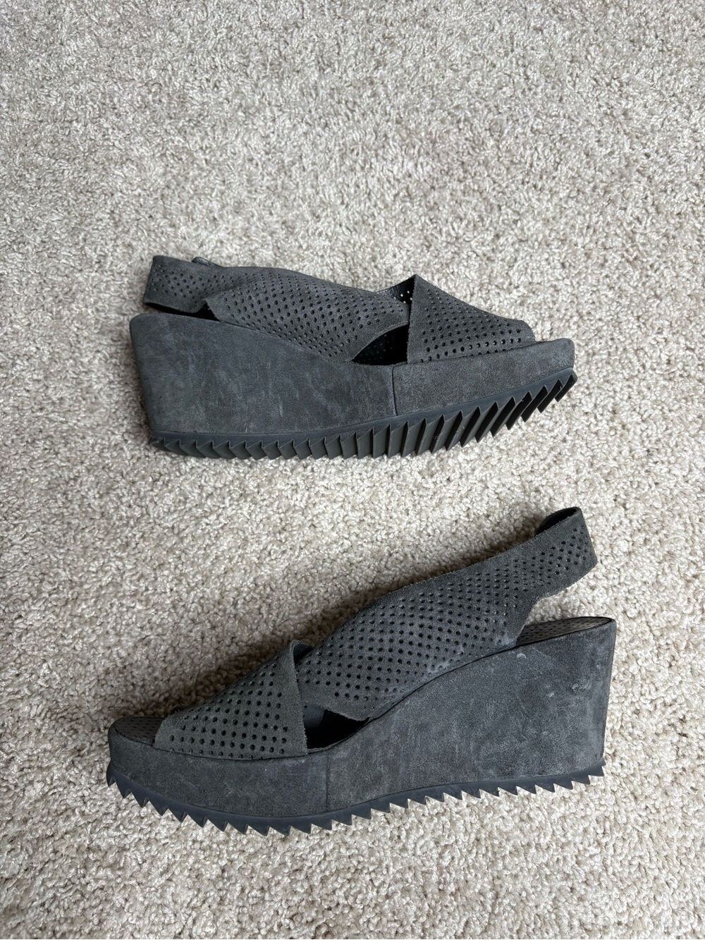 Pedro Garcia Suede Wedges - Picture 3 of 7